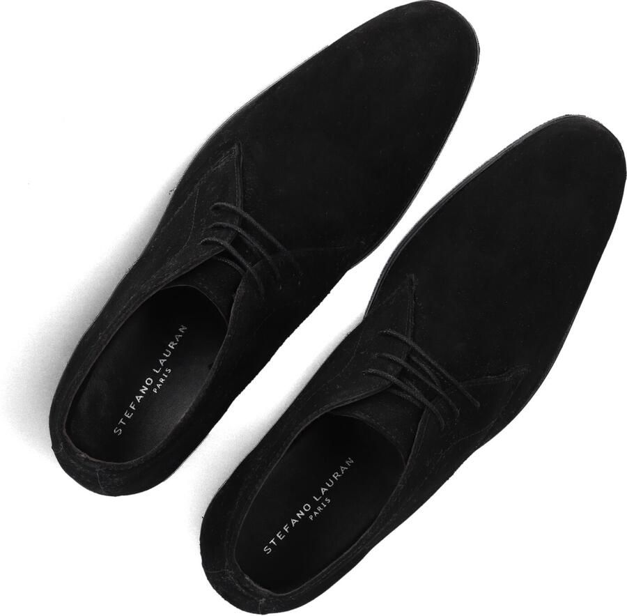 Stefano Lauran 92301 Veterschoenen Heren Zwart