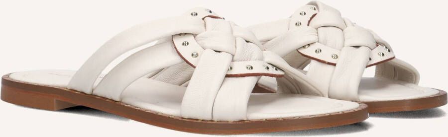 STEFANO LAURAN Slippers Dames 24003 Maat: 40 Materiaal: Leer Kleur: Wit
