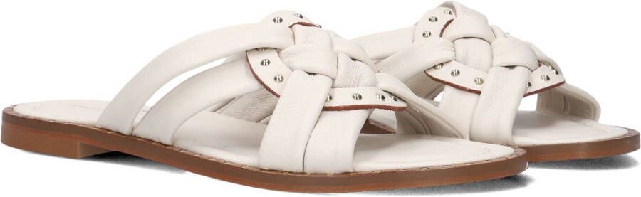 STEFANO LAURAN Slippers Dames 24003 Maat: 41 Materiaal: Leer Kleur: Wit