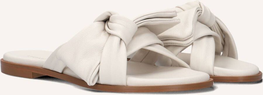 STEFANO LAURAN Slippers Dames 24153 Maat: 39 Materiaal: Leer Kleur: Wit