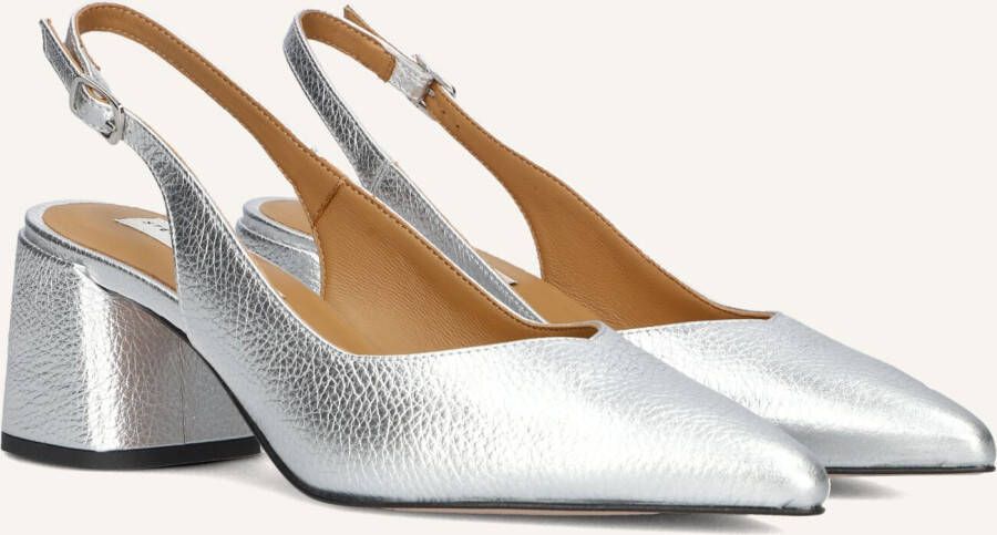 STEFANO LAURAN Slingbacks Dames 1yucca102 Maat: 38 Materiaal: Leer Kleur: Zilver