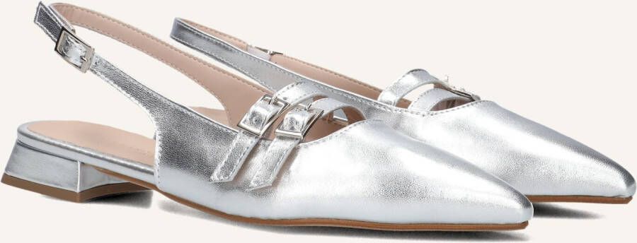 STEFANO LAURAN Slingbacks Dames Marianna Maat: 40 Materiaal: Leer Kleur: Zilver