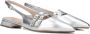 STEFANO LAURAN Slingbacks Dames Marianna Maat: 39 Materiaal: Leer Kleur: Zilver - Thumbnail 1
