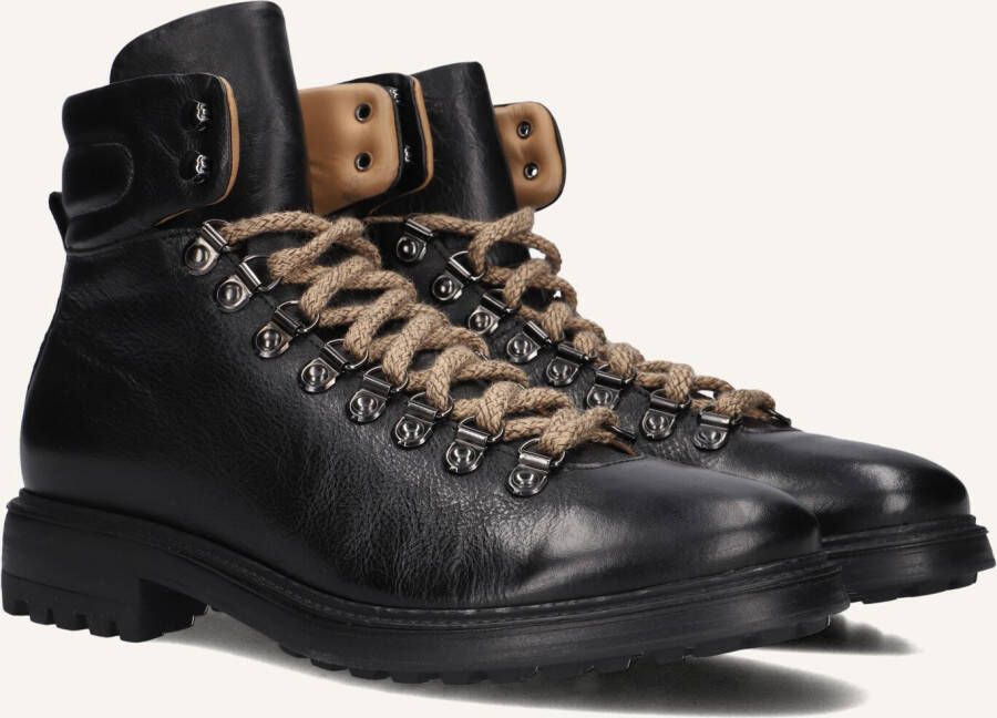 STEFANO LAURAN Veterboots Heren 1562 Maat: 44 Materiaal: Leer Kleur: Zwart