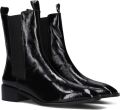 STEFANO LAURAN Chelsea Boots Dames Botin Plano Lakleer Zwart - Zwart