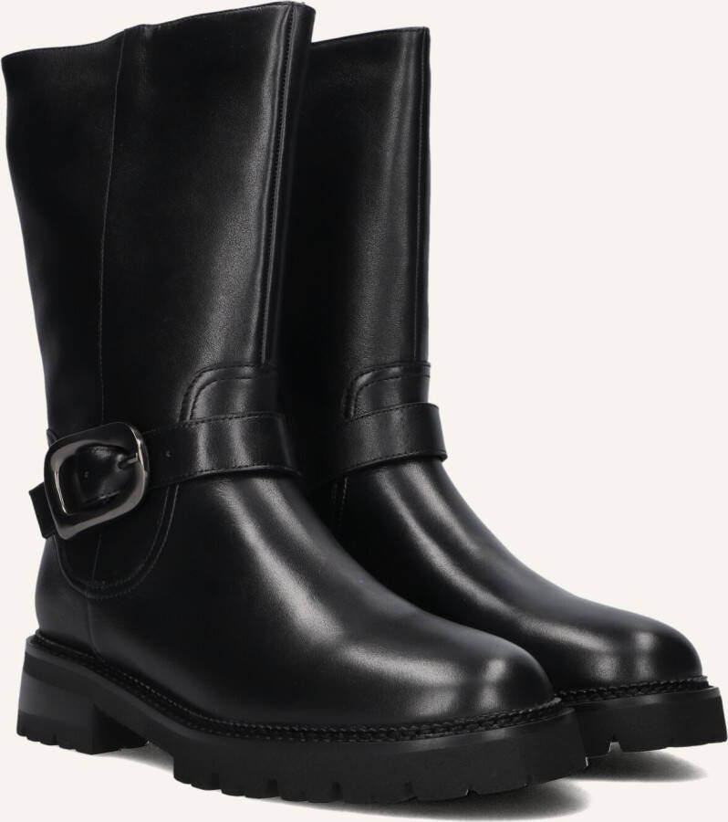 STEFANO LAURAN Biker Boots Dames Pe2052 Maat: 41 Materiaal: Leer Kleur: Zwart