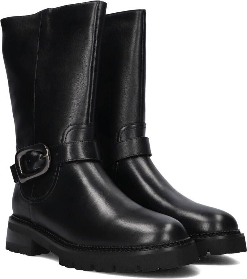 STEFANO LAURAN Biker Boots Dames Pe2052 Maat: 42 Materiaal: Leer Kleur: Zwart