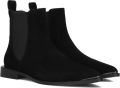 STEFANO LAURAN Chelsea Boots Dames Pe2061 Suède Zwart - Zwart