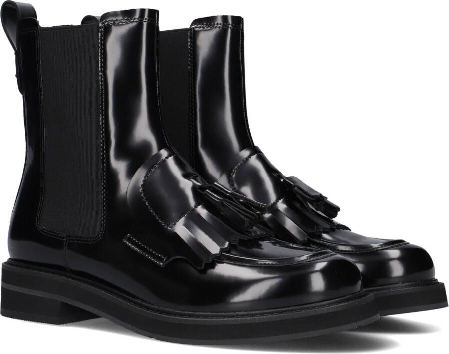 Stefano Lauran Zwarte Chelsea Boots voor Herfst Winter