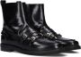 STEFANO LAURAN Enkellaarsjes Dames 12096 Maat: 42 Materiaal: Lakleer Kleur: Zwart - Thumbnail 1