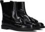 STEFANO LAURAN Enkellaarsjes Dames 12219 Maat: 37 5 Materiaal: Lakleer Kleur: Zwart - Thumbnail 1