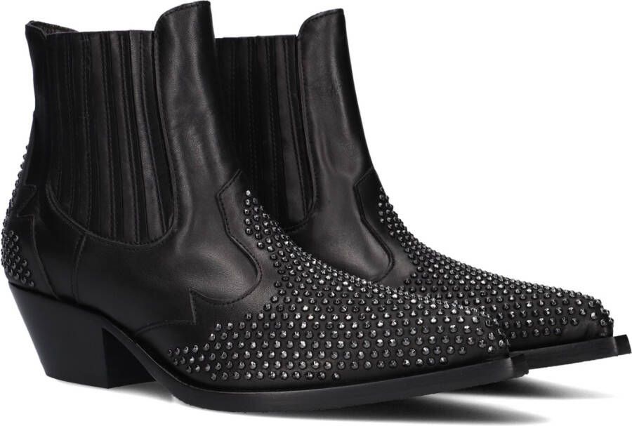 STEFANO LAURAN Enkellaarsjes Dames 9706r Maat: 38 5 Materiaal: Leer Kleur: Zwart