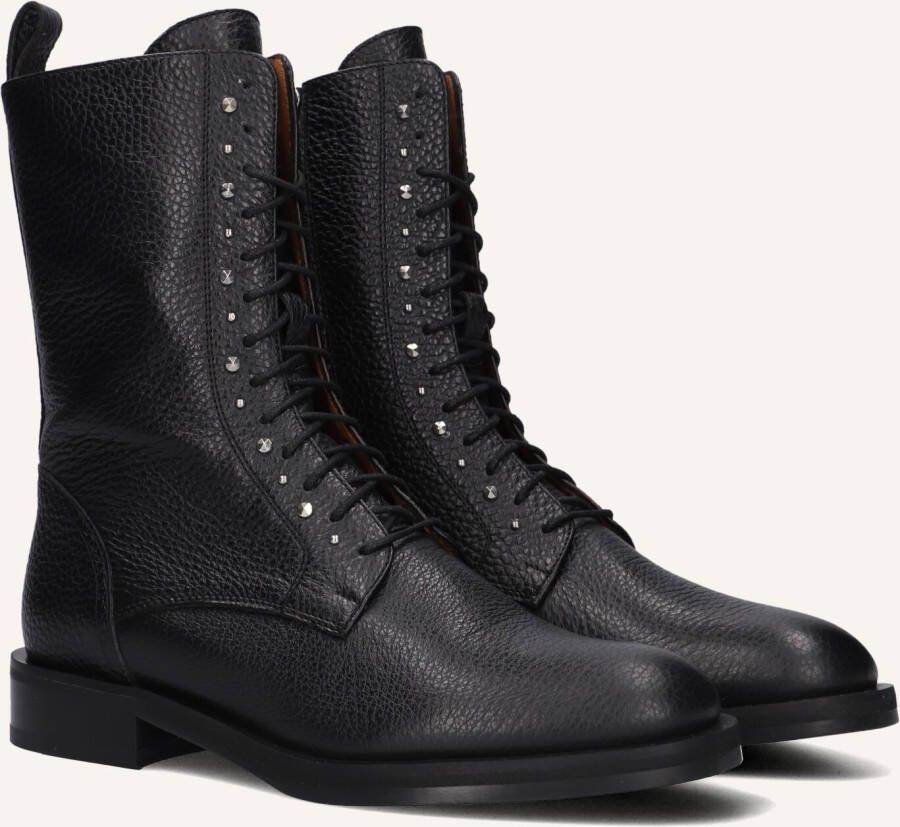 STEFANO LAURAN Enkellaarsjes Dames B5666 Maat: 36 Materiaal: Leer Kleur: Zwart