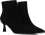 STEFANO LAURAN Enkellaarsjes Dames Botin Maat: 39 Materiaal: Suède Kleur: Zwart - Thumbnail 1