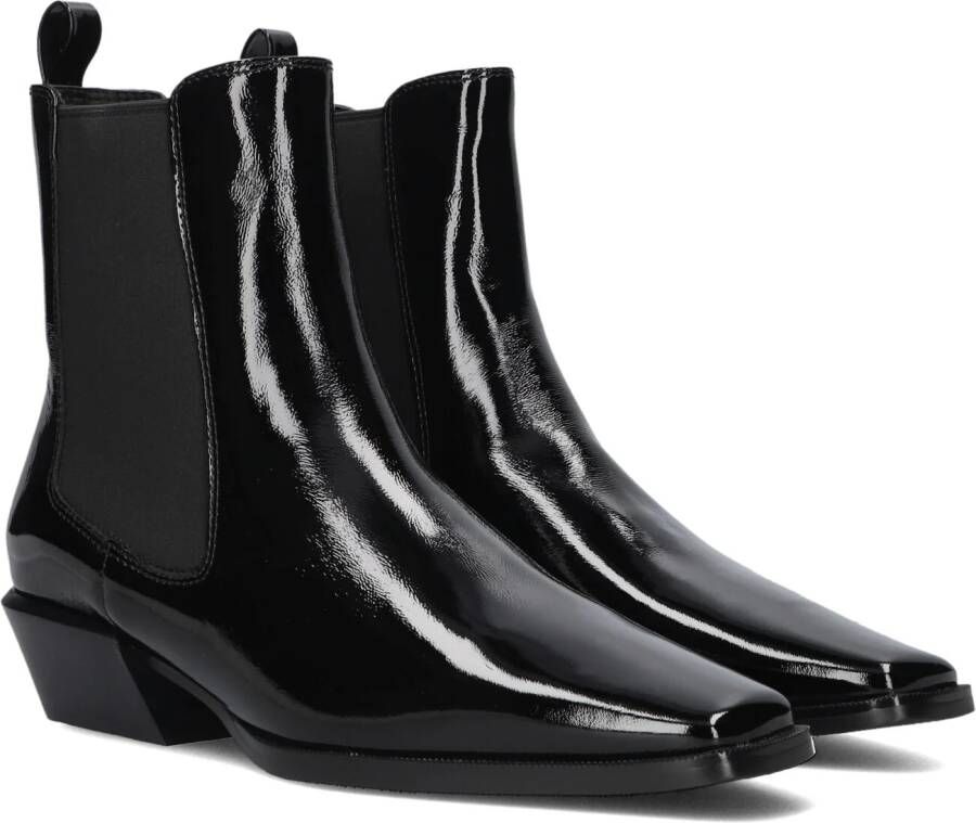 STEFANO LAURAN Enkellaarsjes Dames Pe2104 Maat: 42 Materiaal: Lakleer Kleur: Zwart