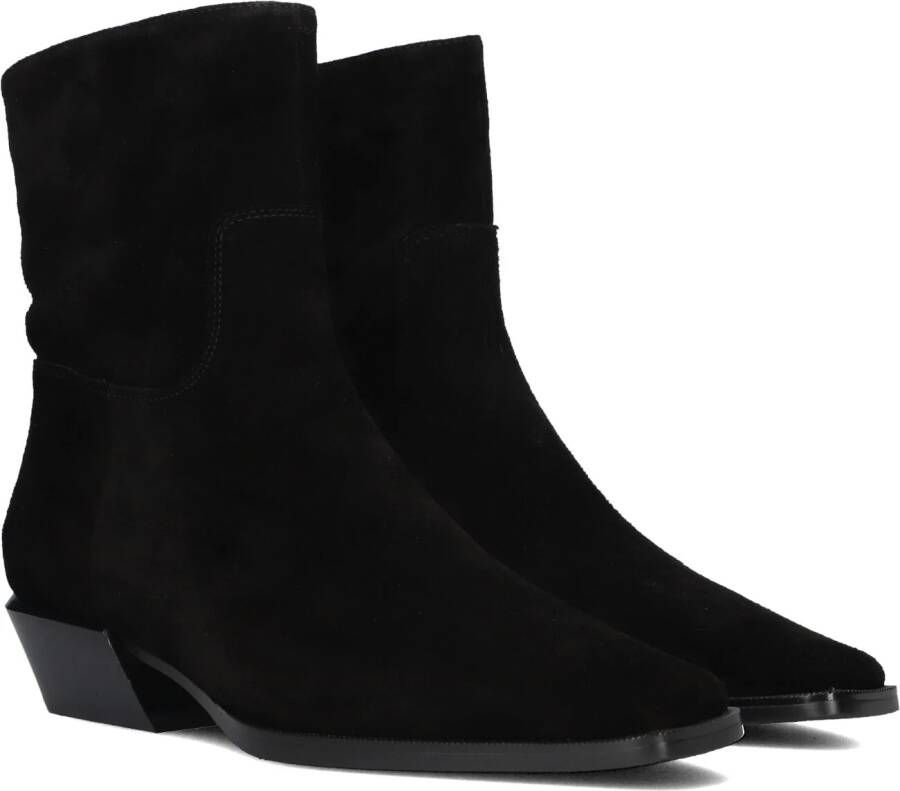 STEFANO LAURAN Enkellaarsjes Dames St2070 Maat: 41 Materiaal: Suède Kleur: Zwart