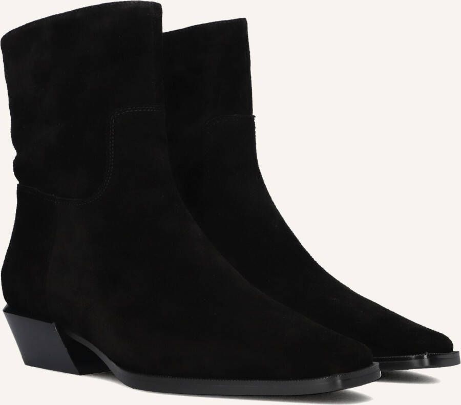STEFANO LAURAN Enkellaarsjes Dames St2070 Maat: 43 Materiaal: Suède Kleur: Zwart