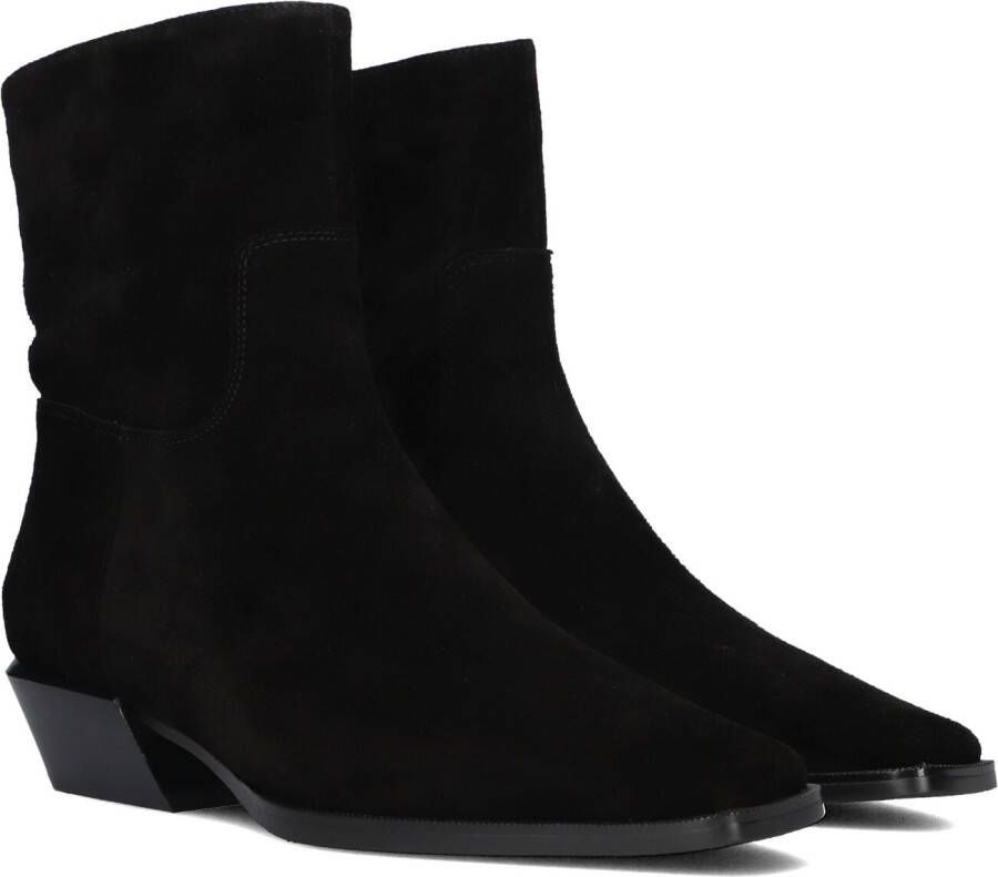 STEFANO LAURAN Enkellaarsjes Dames St2070 Maat: 40 Materiaal: Suède Kleur: Zwart