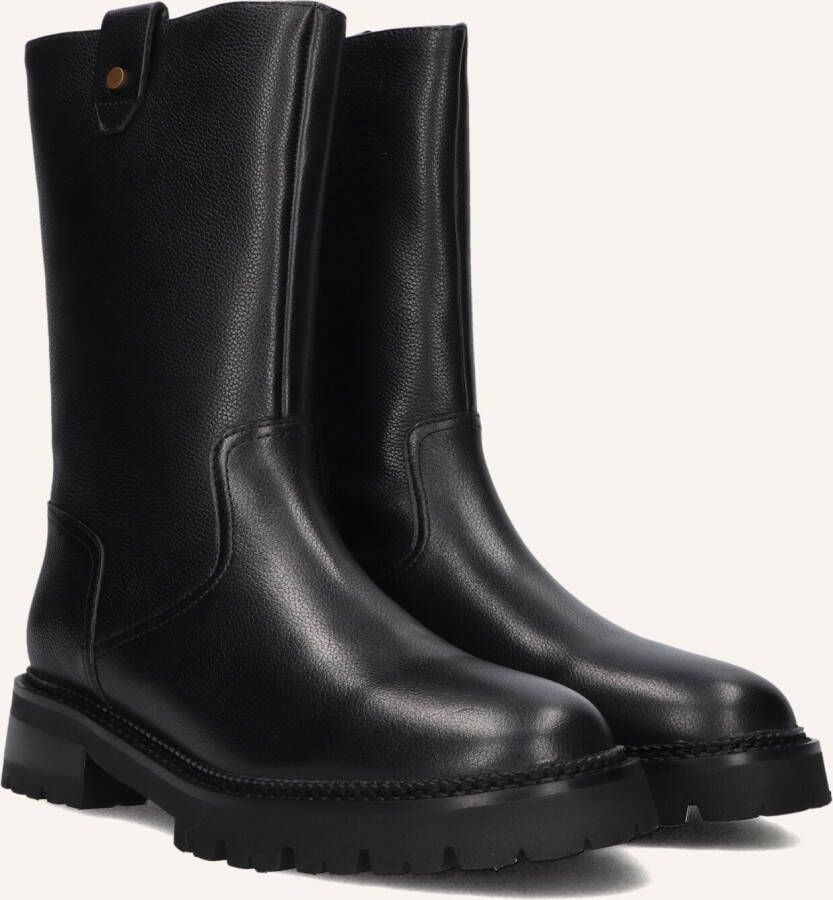 STEFANO LAURAN Enkellaarsjes Dames St2156 Maat: 41 Materiaal: Leer Kleur: Zwart
