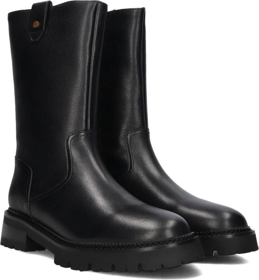 STEFANO LAURAN Enkellaarsjes Dames St2156 Maat: 38 Materiaal: Leer Kleur: Zwart