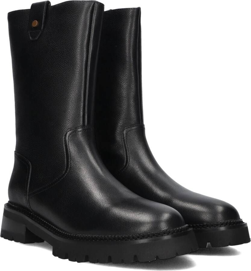 STEFANO LAURAN Enkellaarsjes Dames St2156 Maat: 37 Materiaal: Leer Kleur: Zwart
