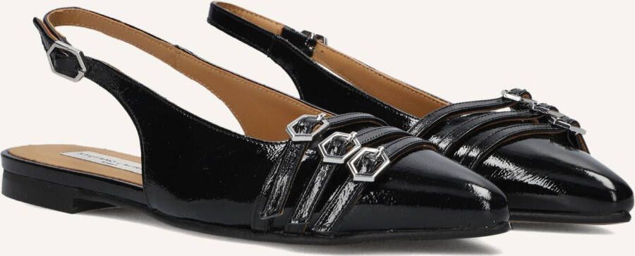 STEFANO LAURAN Slingbacks Dames 15600154 Maat: 39 Materiaal: Lakleer Kleur: Zwart