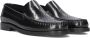 Stefano Lauran Instappers Dames Instapschoenen Damesschoenen Leer S3260 Zwart - Thumbnail 1
