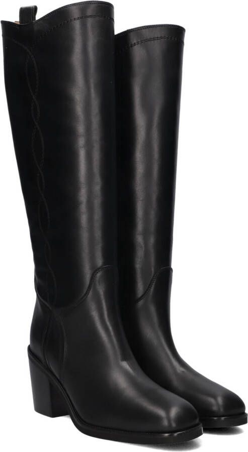 STEFANO LAURAN Hoge Laarzen Dames B5631 Maat: 40 Materiaal: Leer Kleur: Zwart