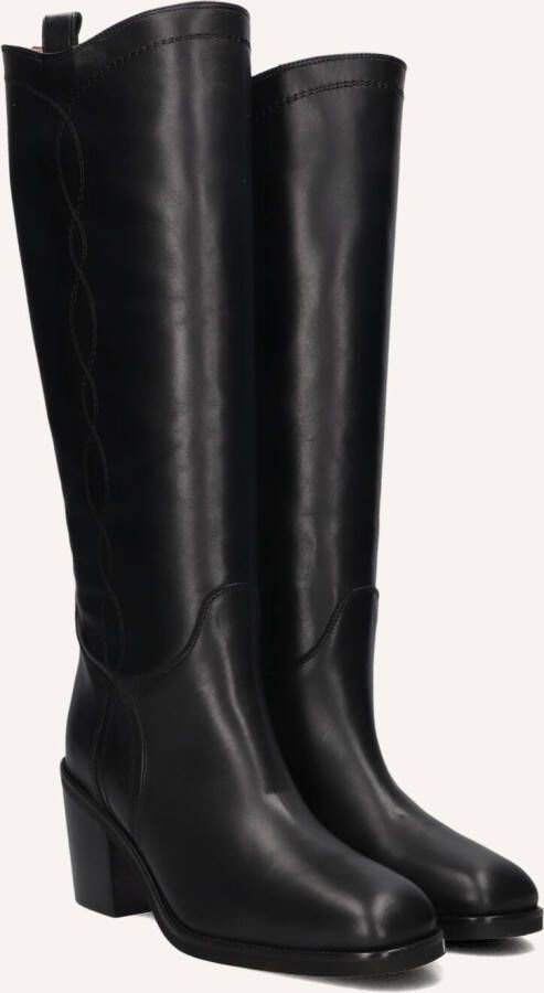 STEFANO LAURAN Hoge Laarzen Dames B5631 Maat: 41 Materiaal: Leer Kleur: Zwart
