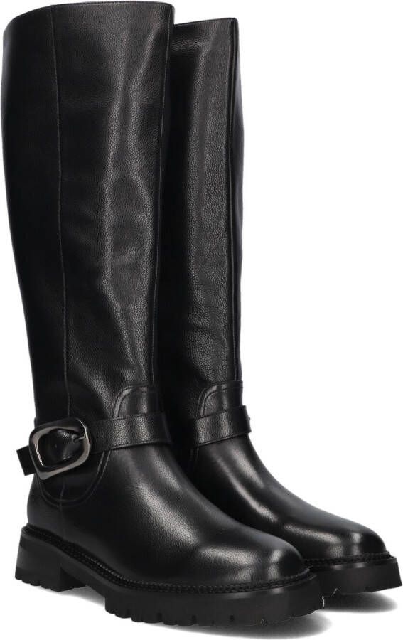 STEFANO LAURAN Hoge Laarzen Dames Pe2053 Maat: 36 Materiaal: Leer Kleur: Zwart