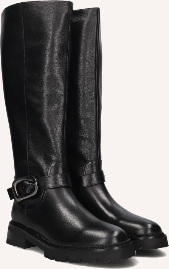 STEFANO LAURAN Hoge Laarzen Dames Pe2053 Maat: 39 Materiaal: Leer Kleur: Zwart