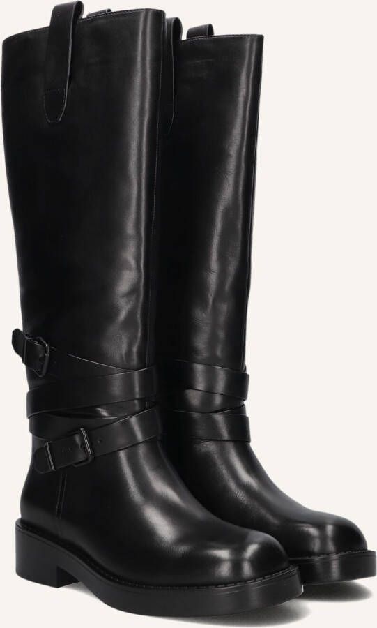 STEFANO LAURAN Hoge Laarzen Dames Pe2058 Maat: 36 Materiaal: Leer Kleur: Zwart