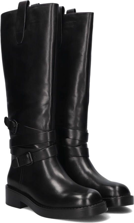 STEFANO LAURAN Hoge Laarzen Dames Pe2058 Maat: 36 Materiaal: Leer Kleur: Zwart