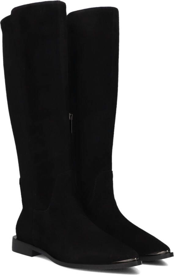 STEFANO LAURAN Hoge Laarzen Dames Pe2059 Maat: 39 Materiaal: Suède Kleur: Zwart