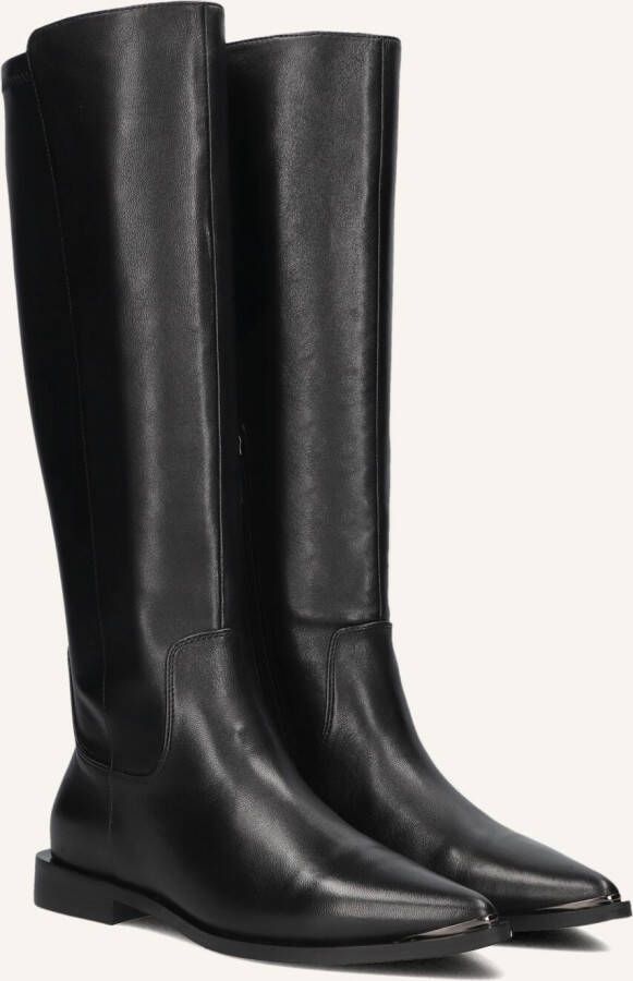 STEFANO LAURAN Hoge Laarzen Dames Pe2059 Maat: 43 Materiaal: Leer Kleur: Zwart