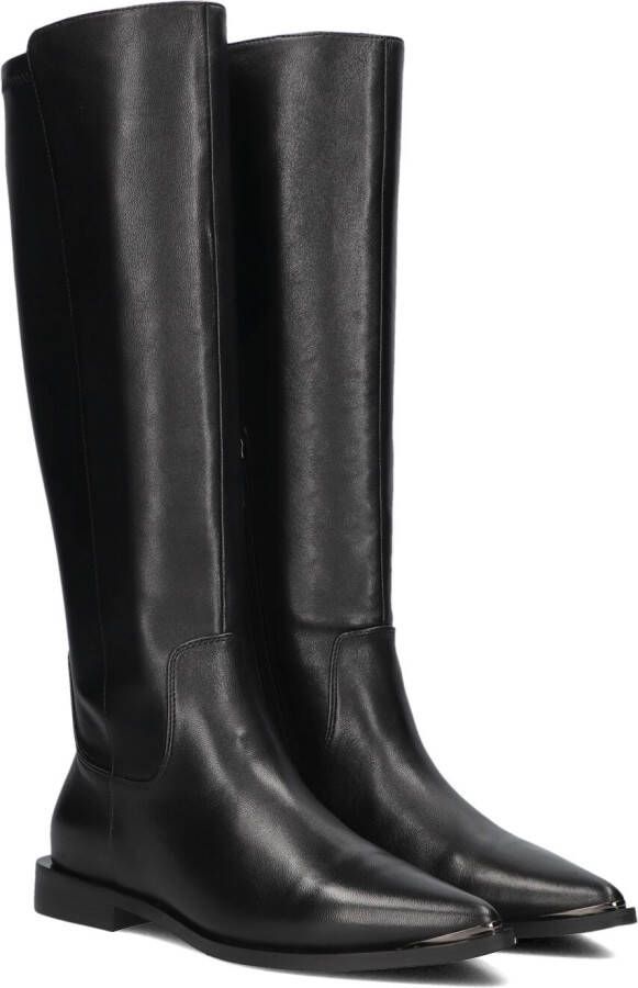 STEFANO LAURAN Hoge Laarzen Dames Pe2059 Maat: 37 Materiaal: Leer Kleur: Zwart