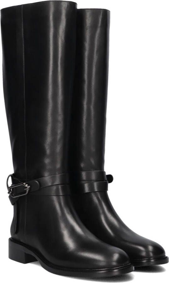 STEFANO LAURAN Hoge Laarzen Dames Pe2076 Maat: 38 Materiaal: Leer Kleur: Zwart