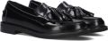 STEFANO LAURAN Loafers Dames 12044 Leer Zwart - Zwart