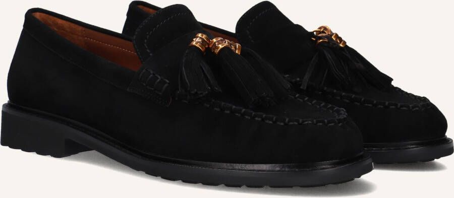STEFANO LAURAN Loafers Dames Pe2013 Maat: 39 Materiaal: Suède Kleur: Zwart