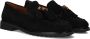 STEFANO LAURAN Loafers Dames Pe2013 Maat: 39 Materiaal: Suède Kleur: Zwart - Thumbnail 1