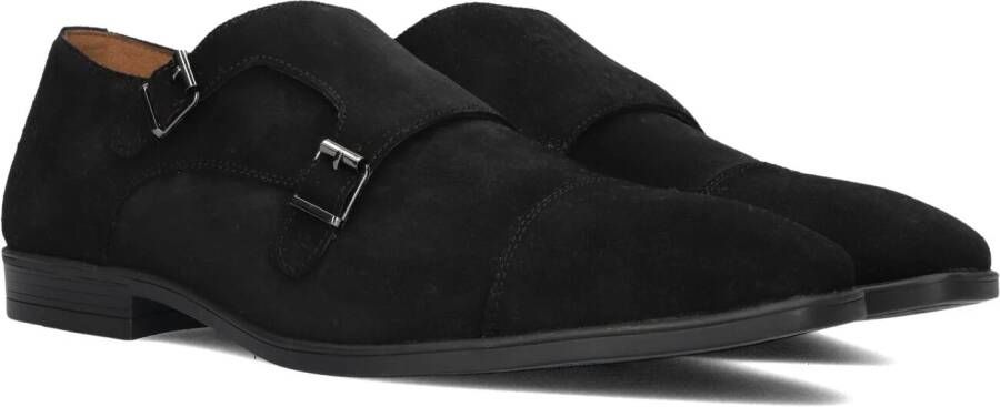STEFANO LAURAN Nette Schoenen Heren Gesp Maat: 42 Materiaal: Suède Kleur: Zwart