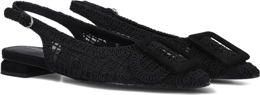 STEFANO LAURAN Slingbacks Dames 586131677 K Maat: 40 Materiaal: Textiel Kleur: Zwart