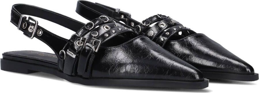 STEFANO LAURAN Slingbacks Dames D241192129 Maat: 40 Materiaal: Leer Kleur: Zwart