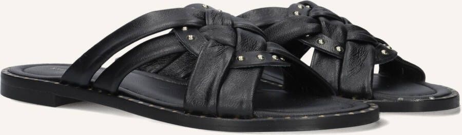 STEFANO LAURAN Slippers Dames 24003 Maat: 40 Materiaal: Leer Kleur: Zwart