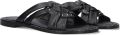 STEFANO LAURAN Slippers Dames 24003 Leer Zwart - Zwart