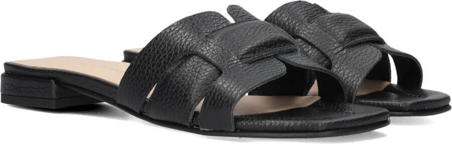 STEFANO LAURAN Slippers Dames 24050 Maat: 40 Materiaal: Leer Kleur: Zwart
