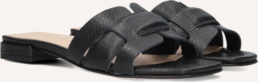 STEFANO LAURAN Slippers Dames 24050 Maat: 42 Materiaal: Leer Kleur: Zwart