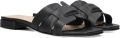 STEFANO LAURAN Slippers Dames 24050 Leer Zwart - Zwart