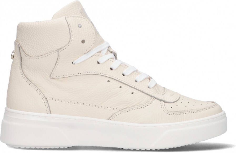 Steve Madden Danoi Hoge sneakers Leren Sneaker Dames Beige