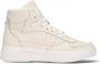 Steve Madden Danoi Hoge sneakers Leren Sneaker Dames Beige - Thumbnail 1